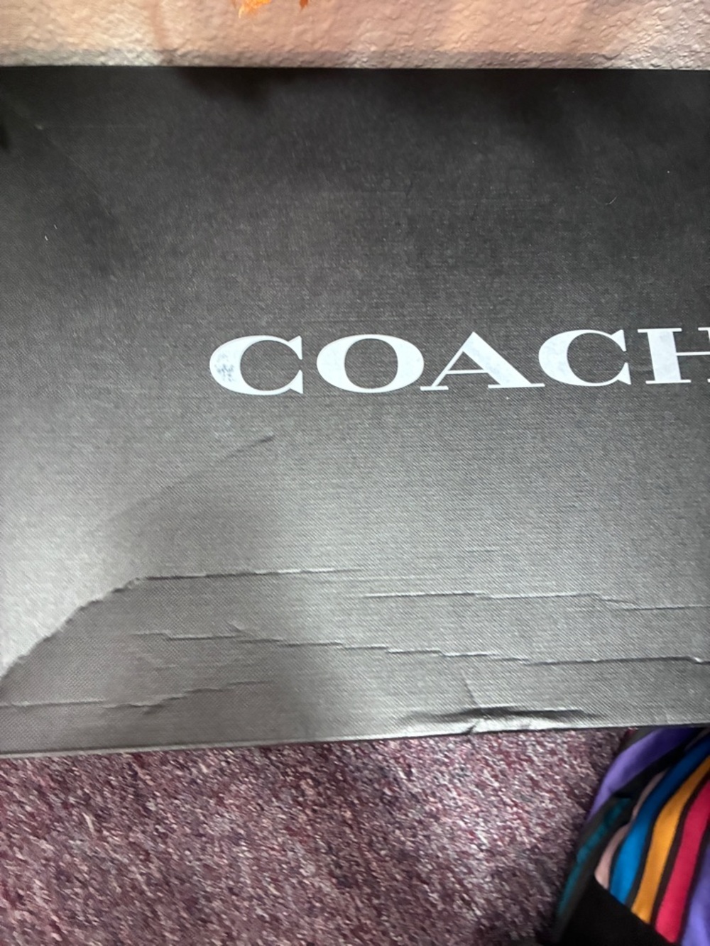 Coach Lisa Black Leather over the Knee-High Boots 9.5 - Picture 11 of 12